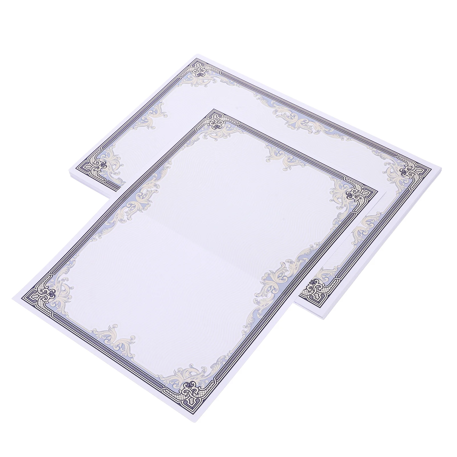 50 ورقة ورق شهادة فارغ قابل للكتابة ورق قابل للطباعة لشهادات دبلوم الجوائز الأكاديمية للتخرج #2