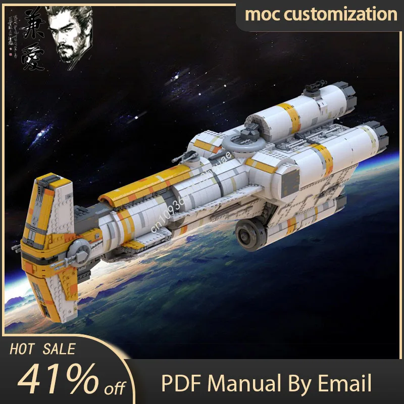 

3896 шт. MOC Hammerhead Corvette Star Battle Model Building Block Diy Творческая сборка Развивающие кирпичи Игрушки Подарок ребенку