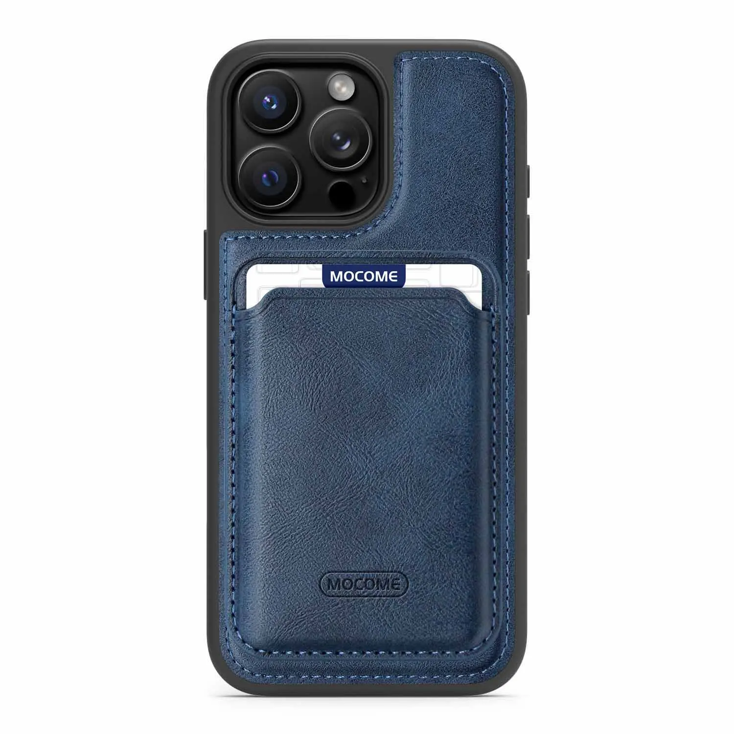 حافظة هاتف لهاتف آيفون 16 برو ماكس 17 اير 16e 15 بلس 14 13 برو ماكس 12 11 حافظة للبطاقات قابلة للفصل شحن مغناطيسي أغطية جلد Pu #5