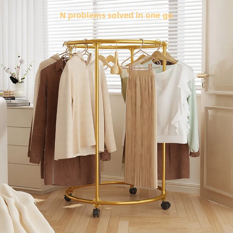 household-circular-rotating-storage-rack-wheels-for-hanging-clothes-balcony-storage-clothing-store-display-customizable-no