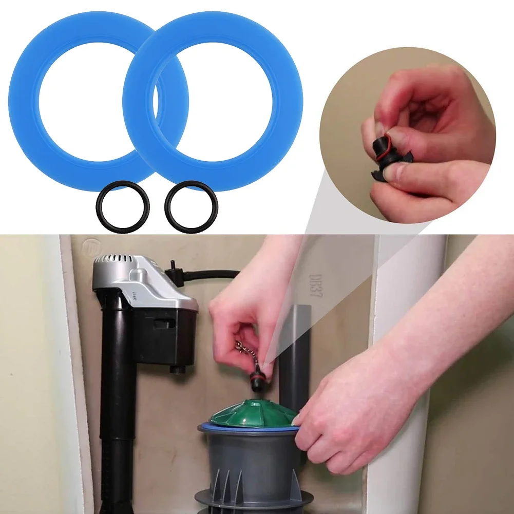 Restore Your Toilet's Performance with 2 Pck Flush Valve Seal Kit Replacements Specific to 73011110070A Toilets