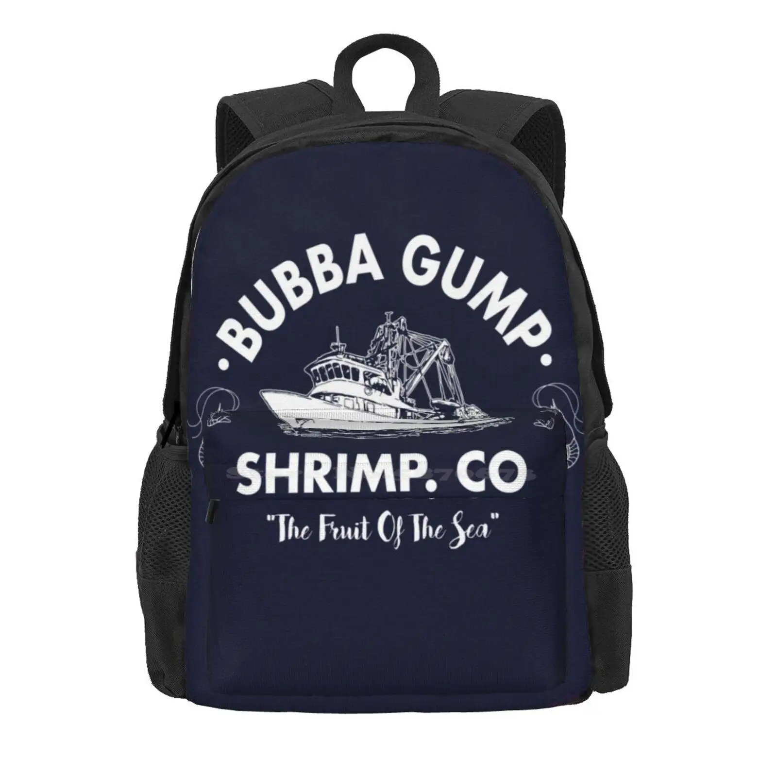 Bubba Gump Shrimp Hot Sale Schoolbag Backpack Fashion Bags Forrest Gump Forest Gump Bubba Shrimp Run Forrest Run Movie Fishing