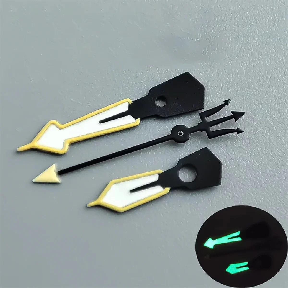 Hit Product Luxury Modification Accessories 3 Pcs Watch Hands for NH35 NH36 Movement Green Luminous Hands Watch Accessories