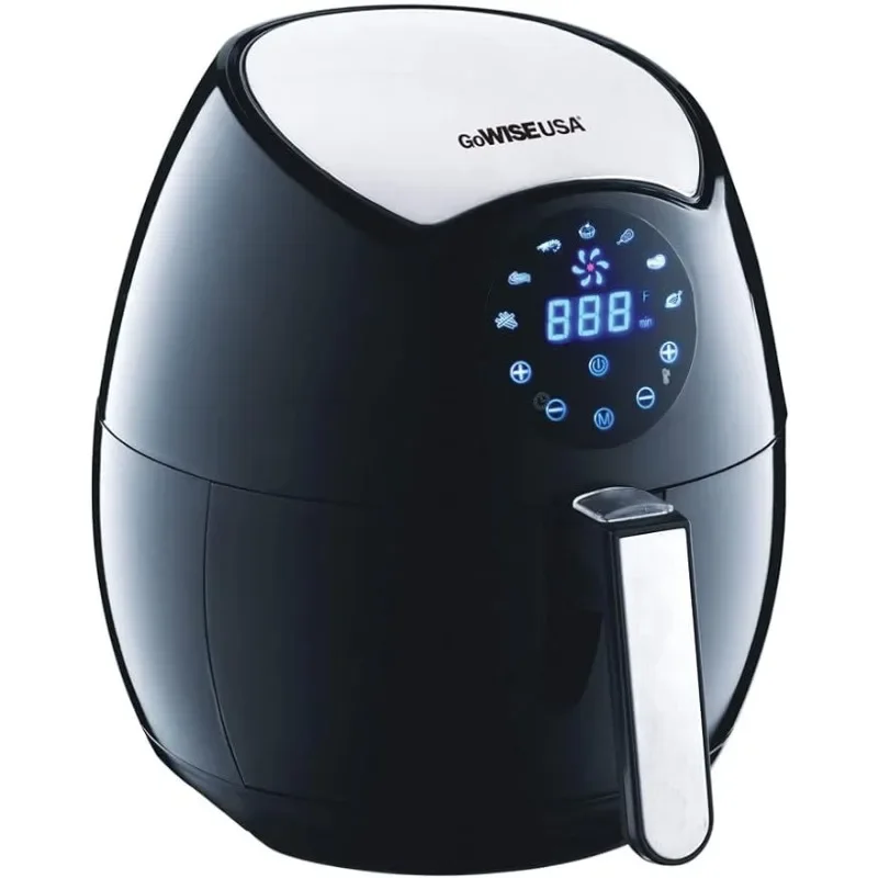 

GoWISE USA Ming's Mark GW22621 Electric Air Fryer, 3.7 QT, Black