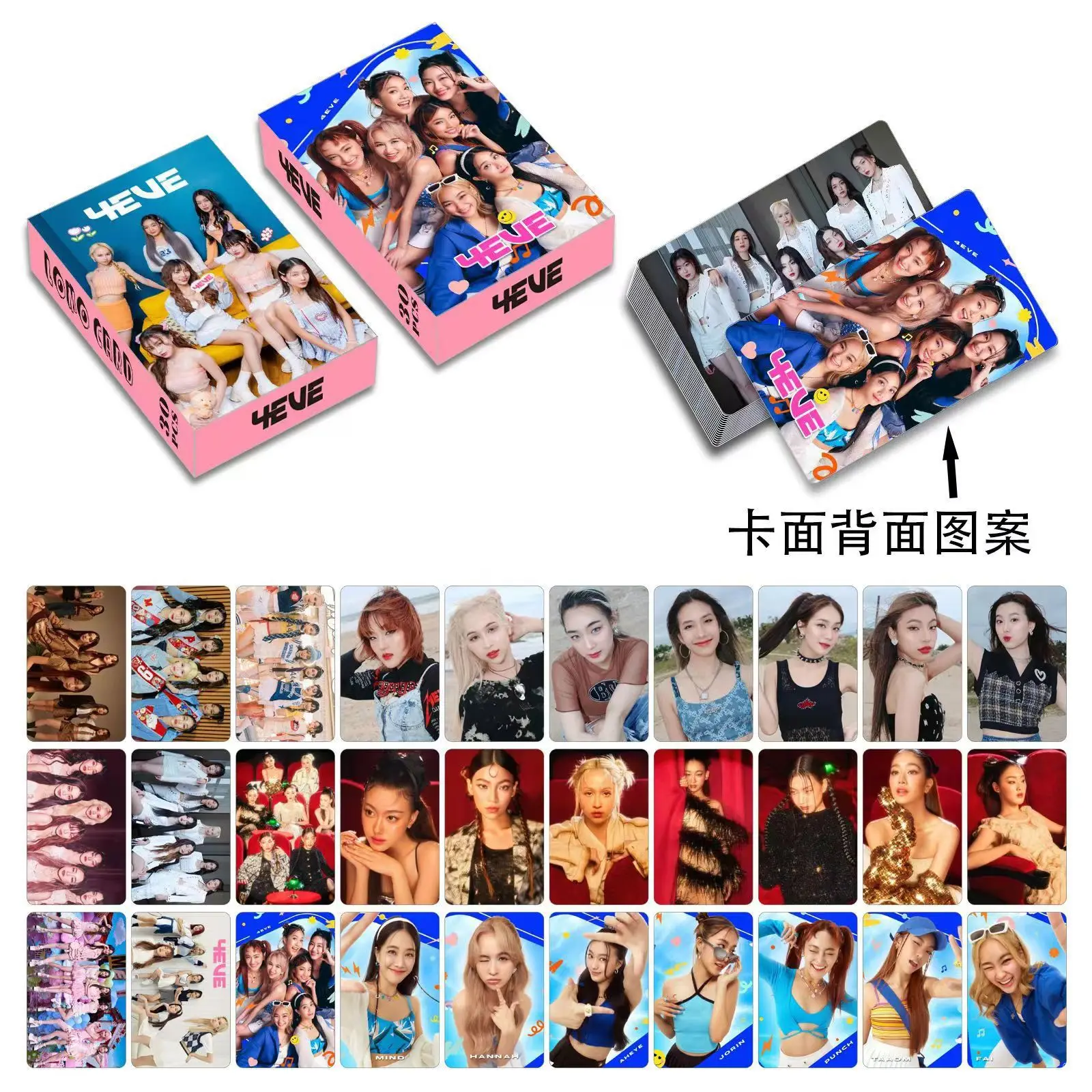 Thai 30pcs double sided photo BUS 4EVE geminifourth winny satang joong dunk Lomo card