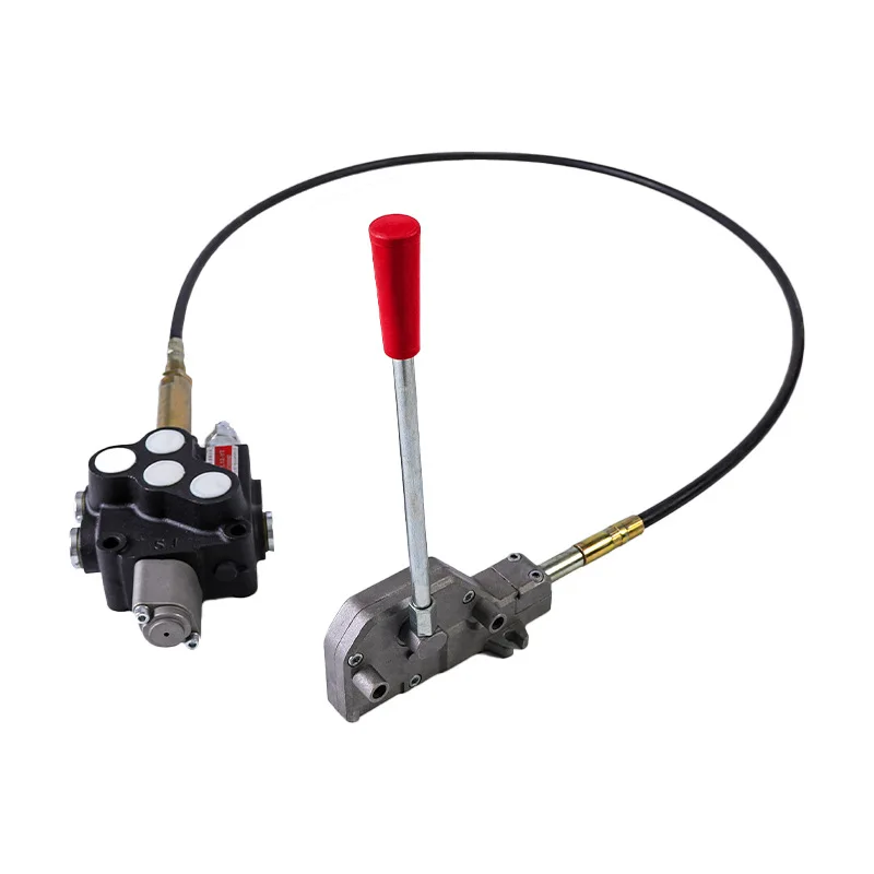 Pull-wire hydraulic multi-way valve remote control manual tractor hydraulic modified multi-way reversing valve