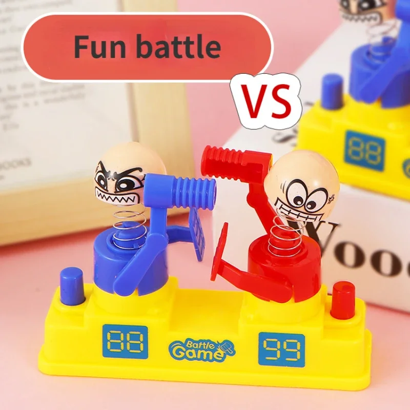 Hot Funny Practical Joke Fight Battle Antistress Toy Prank Interaction Play Table Game Toys Gift