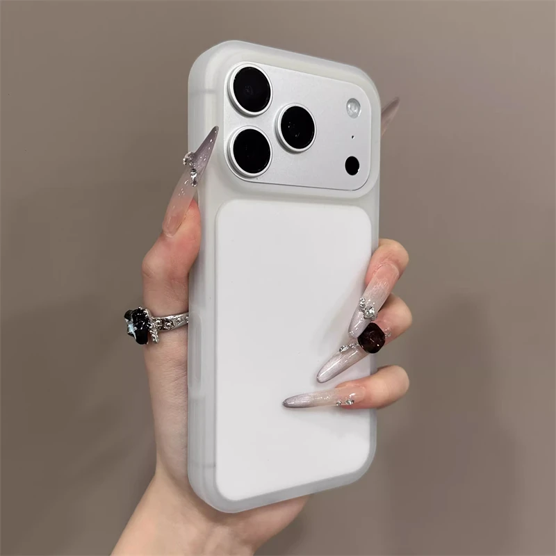Original Flüssigsilikon Candy Jelly Farbige Matte Weiche Hülle für iPhone 18 Pro 17 16 15 Pro Max Stoßfeste Bumper-Schutzhülle – Detail 20