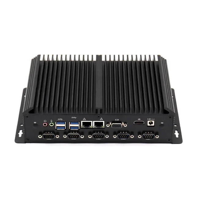 Stock Products  I7 8550U 8565U Fanless Mini PC UHD620 Barebone System 4K Gaming PC