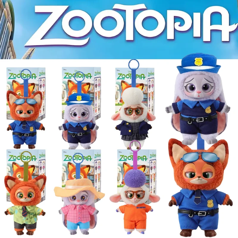 

HotAnime Zootopia слепая коробка милый Ник Джуди фигурка плюшевая виниловая кукла загадочная коробка аниме фигурки мультяшная коллекция модель игрушки