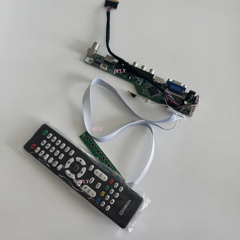 

For B156XW04 B156XTN02 B156XTN03 1366X768 15.6" HDMI-compatible RF USB AV VGA Audio LED Screen monitor TV Controller board kit