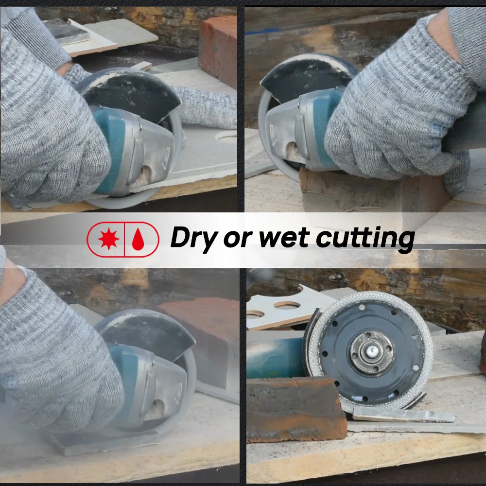 Dia 4"-12" Superthin Tile Diamond Cutting Disc X Mesh Turbo Saw Blades rim Segment Cutting Wheel for Porcelain Ceramic Marble