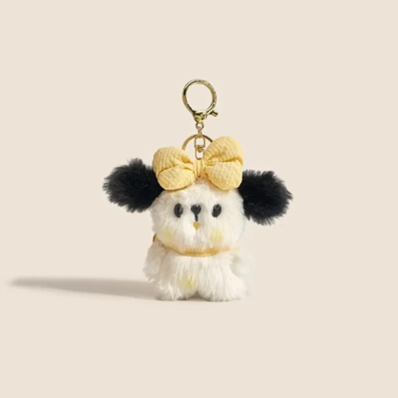 Sanurgente-Porte-clés en peluche Pochacco Anime pour enfants, porte-clés de voiture, jouets de dessin animé Kawaii, sac pendentif en beurre