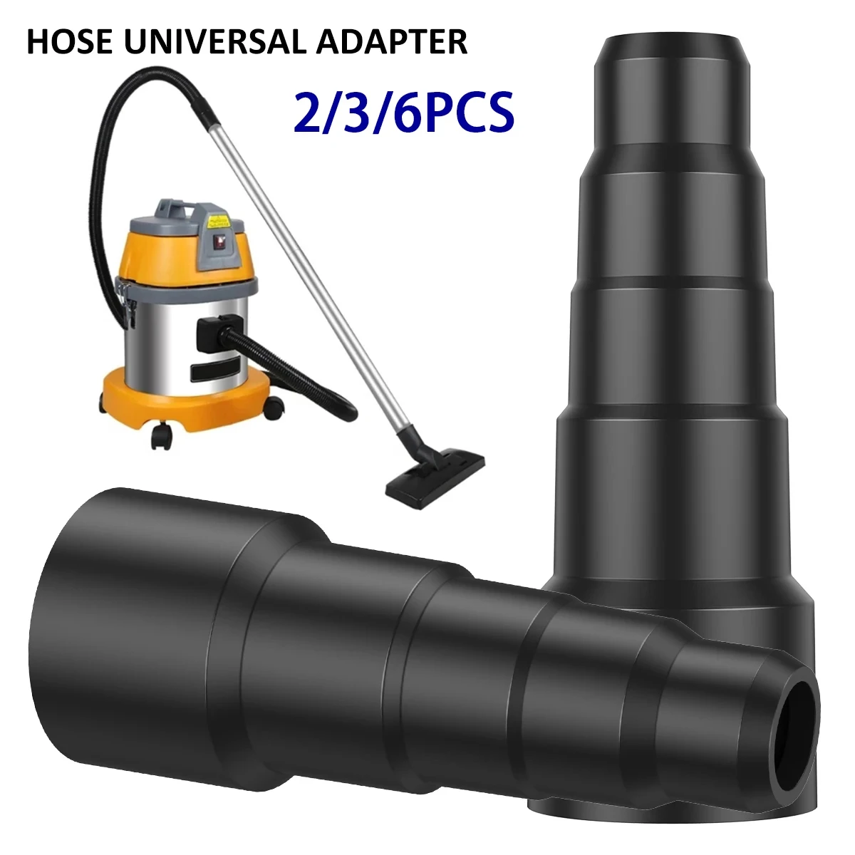 Universal Adapter Converter Vacuum Cleaner Tube Hose 50/42/34/30/23mm Connector Accessories