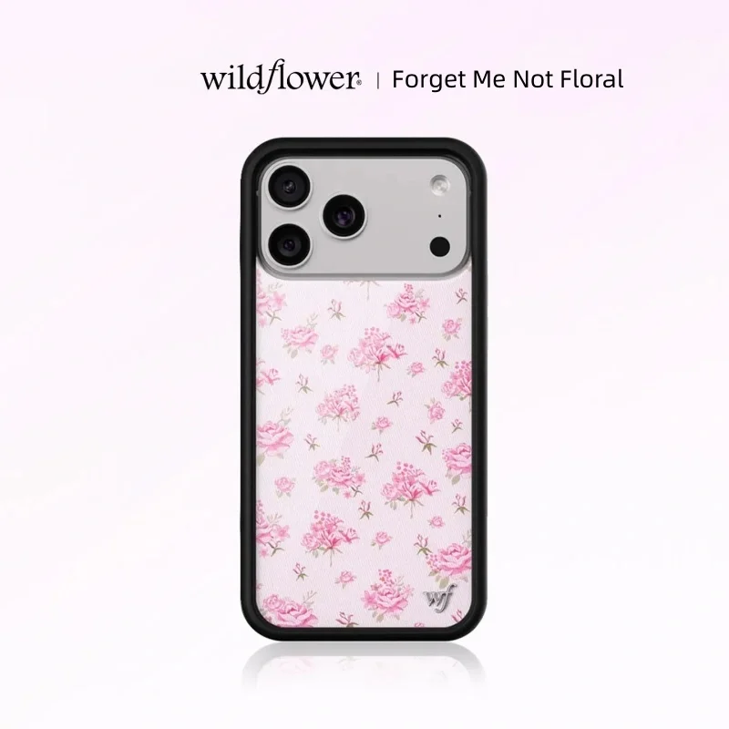 Wildblumen Vergissmeinnicht Blumen-Handyhülle für iPhone 16 15 14 13 12 17 11 Pro Max Plus Air 17ProMax WILDFLOWER Myosotis Cover