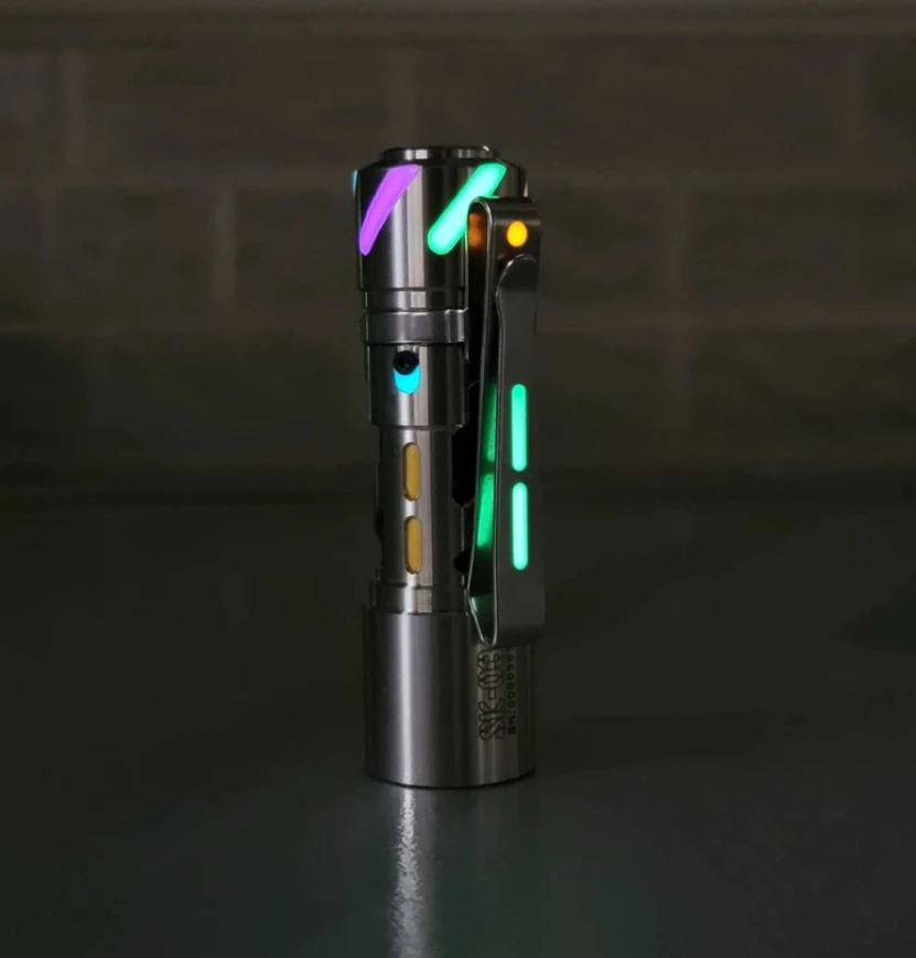 Lampe de poche à batterie EDC Sk03, synchronisation, 14500