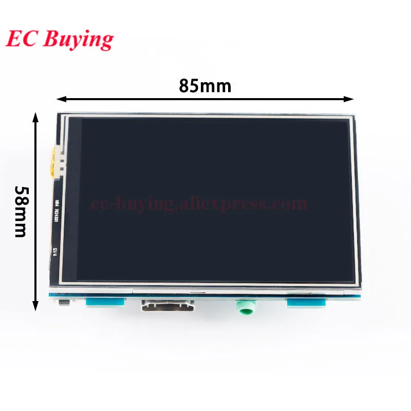 5 Zoll HDMI LCD Resistiver Touchscreen-Bildschirm 800x480 3,5'' 5,0" TFT-Monitor für Raspberry Pi 3. 4. Generation 3 A+/B+/2B/3B+/4B – Detail 7