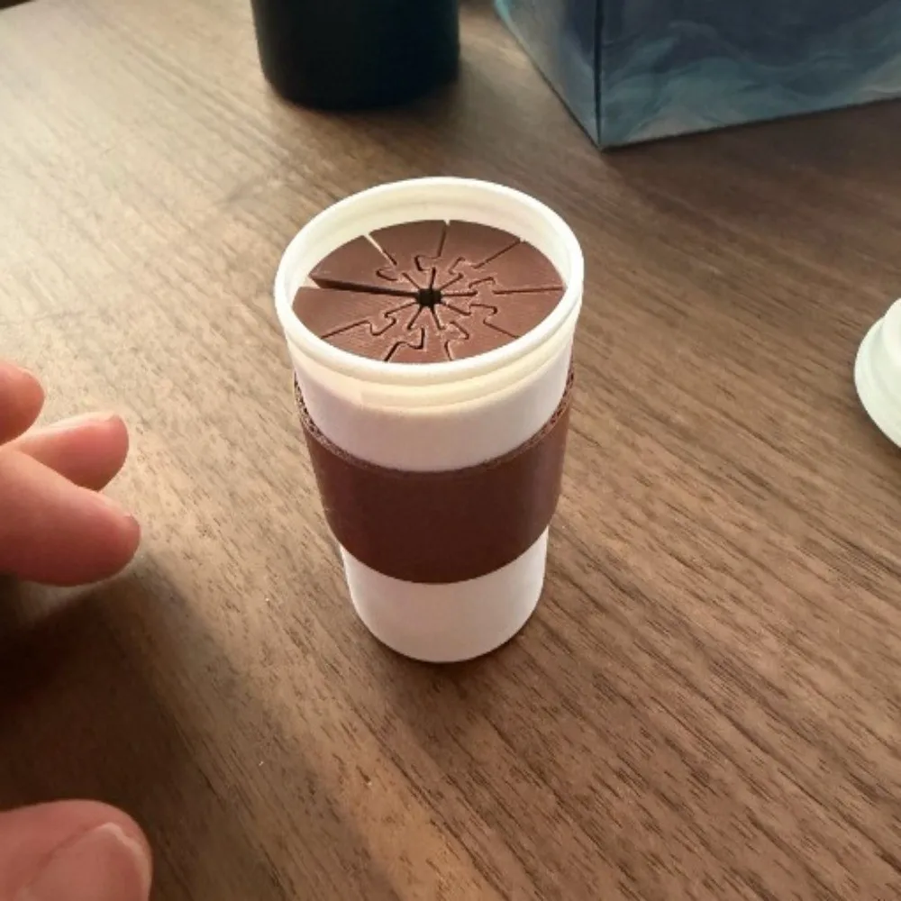 Gift 3D Printing De-stress Coffee Stress Release Funny Simulated Coffee Cup Creative Spoof Prank Items