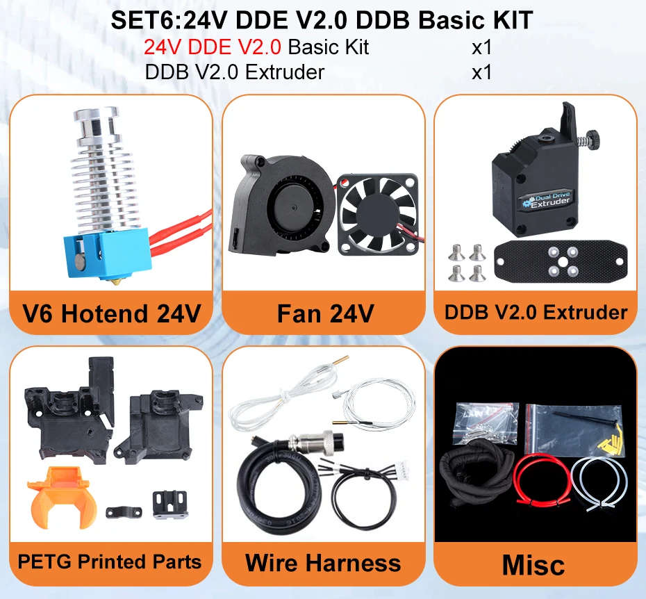 Trianglelab DDE V2 Direktantrieb-Extruder-Upgrade-Plan für Creality Ender-3 CR10 Serie 3D-Drucker, kompatibel mit TD6 HOTEND – Detail 18