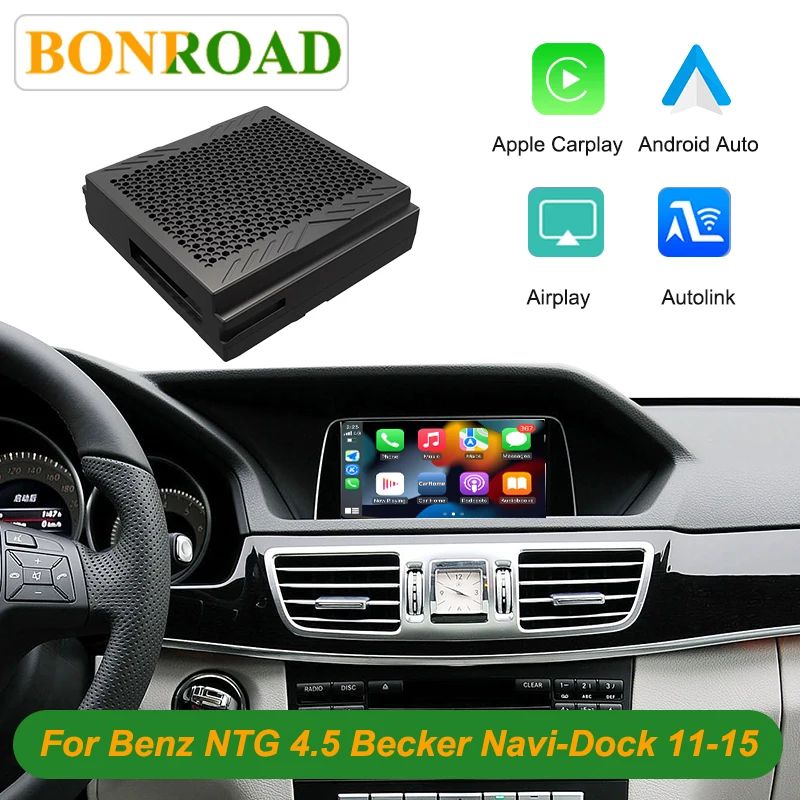 Wireless CarPlay Android Car AI Box Per Mercedes Benz ABCE Classe GLA CLA GLK SLK CLS W204 W176 W246 X204 C117 NTG4.5 Becker