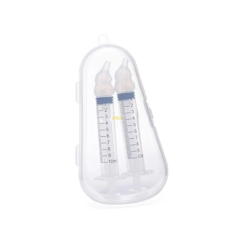 محاقن منظف أنف الرضع مصممة من السيليكون لشفاط أنف الطفل لسهولة التحكم في التدفق والمراقبة لمدة 0 إلى 6 سنوات #2