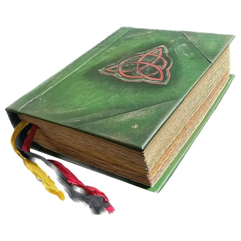 Book Of Shadows Magic Book Book Of Shadows Retro Green Cover Ancient Stories Bound Journal 350 Pages Vintage Kids Magic Gifts