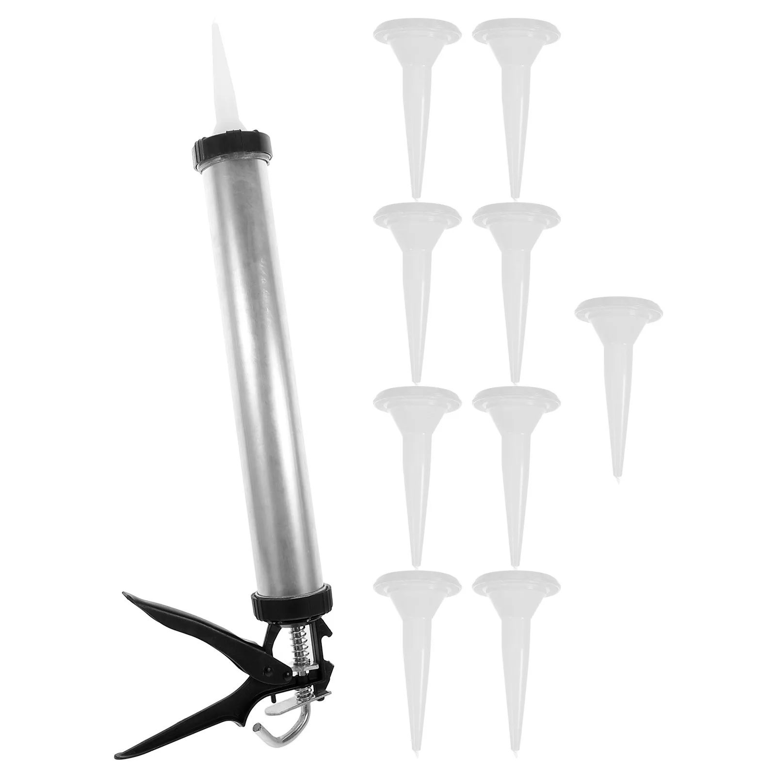 1Set Fill Seam Tool Caulking Supply Sturdy Metal Glue Coating Portable Corner Caulk Device Parts Professional Accessory