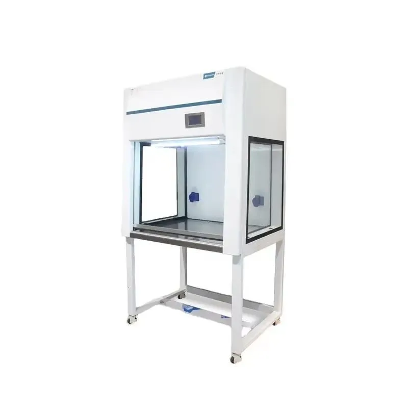New Vertical Single Laminar Flow Cabinet Cleaning Bench 99.99% 0.3um Filtration 900m3/h Airflow Laboratory Equipment