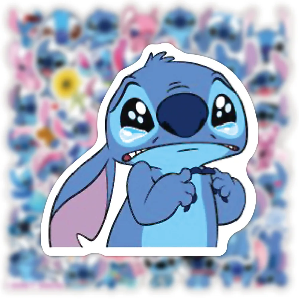 50pcs Cartoon Anime Stitch Doodle Kids Sticker