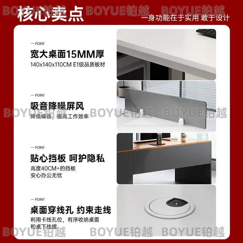 for Desk Staff Chair Combination Single Double Office Financial Screen Card Seat Opposite Workstation