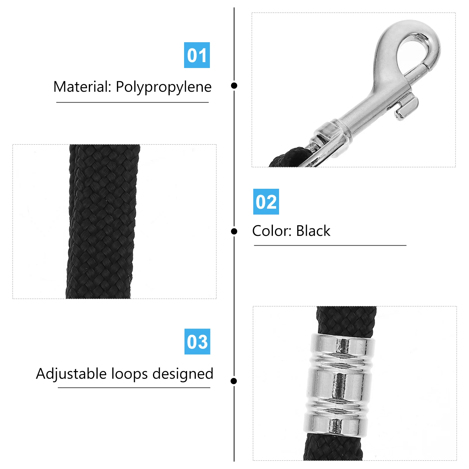 

2pcs Dog Grooming Table Ropes Adjustable Pet Bath Hanging Ropes For Grooming Table Supply Dog Beauty Bracket Accessories