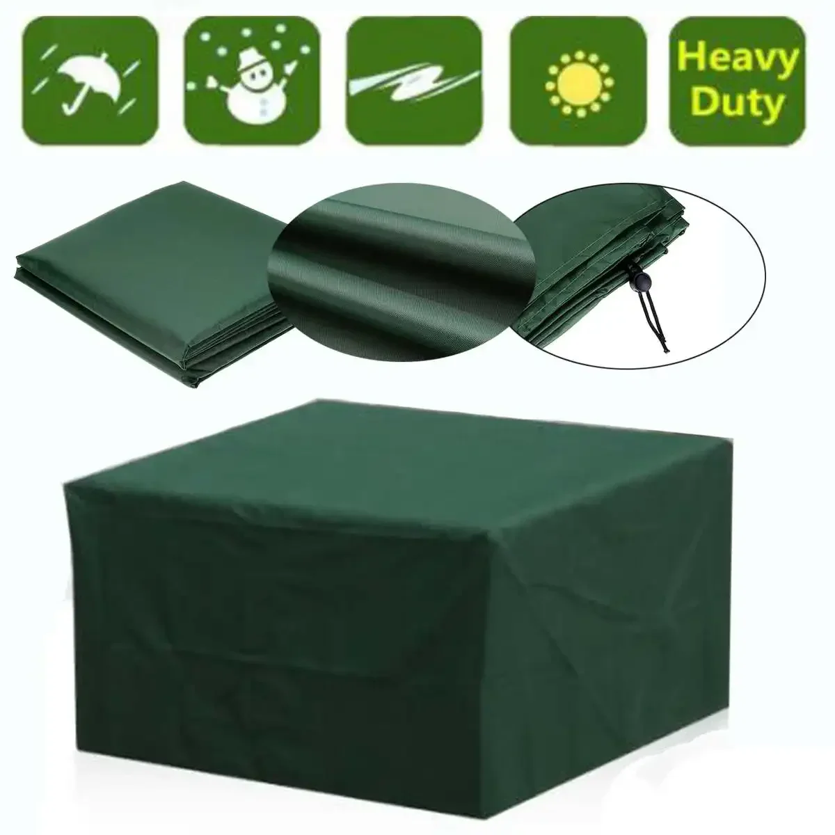 210D 13Sizes Waterproof Outdoor Garden Furniture Covers Rain Snow Chair covers for Patio Sofa Table Chair Dust Proof Cover