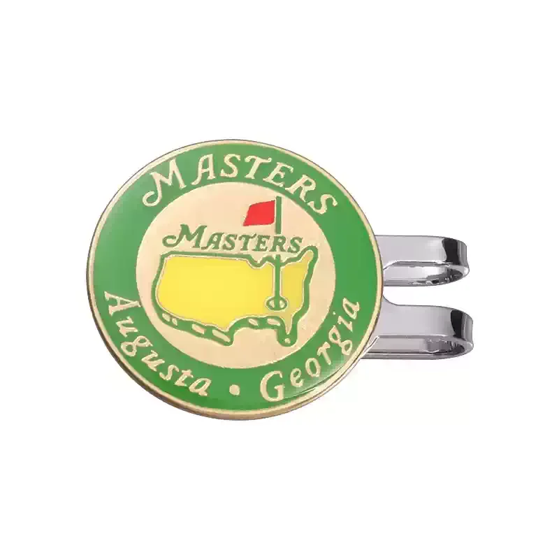 Marca de pelota de Golf con marcador magnético de Clip para sombrero de Golf, mapa de EE. UU., marcador de Golf de flor blanca, ayudas de entrenamiento para niños y niñas, regalo de golfista