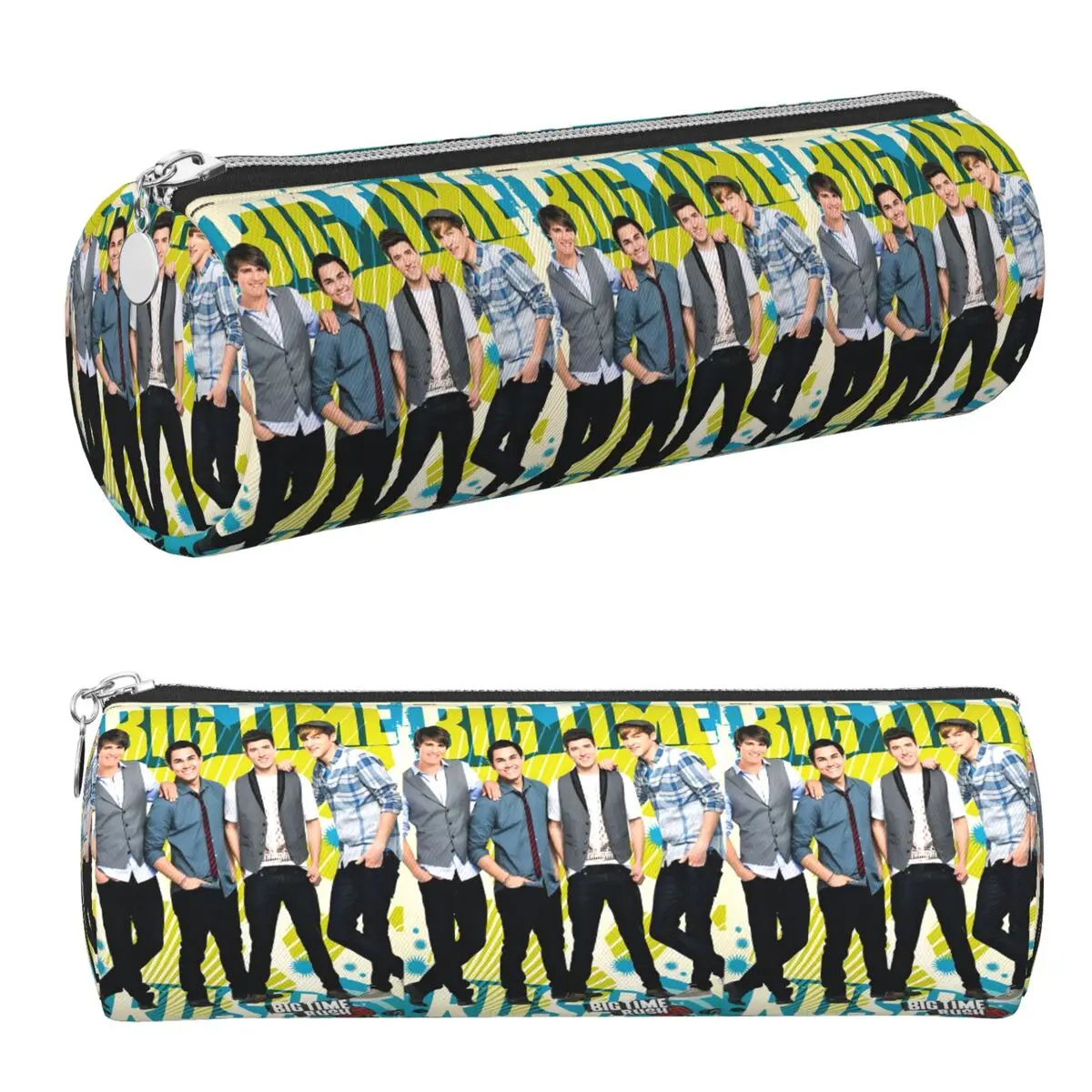 Big Time Rush Band Pencil Cases Pencil Pouch Cylinder Pen Box Pencil Bag for Studen School