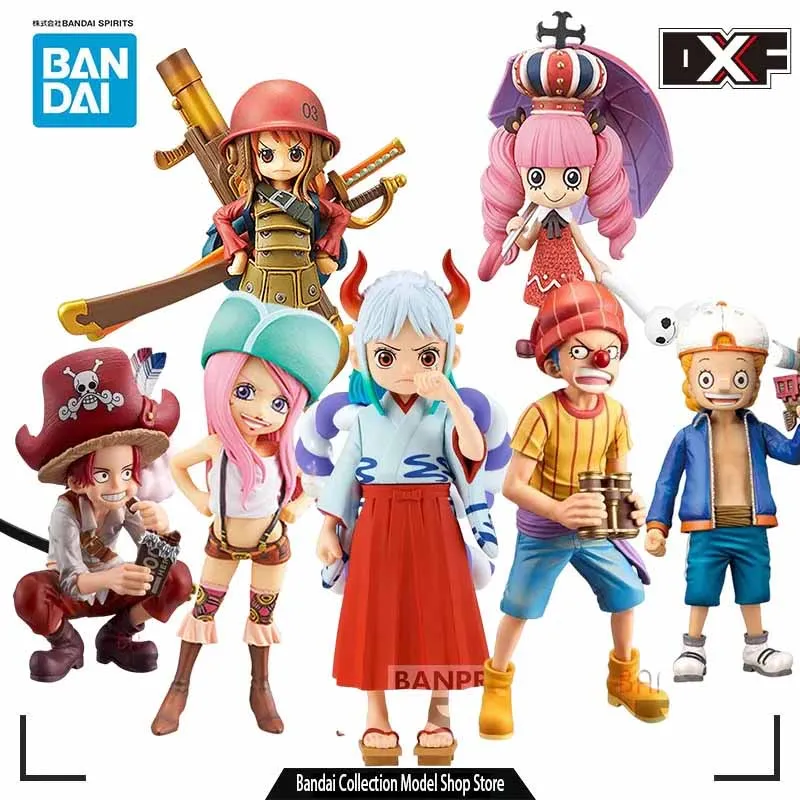 Bandai BANPRESTO One Piece Original Model THE GRANDLINE CHILDREN Yamato America Anime Action Figure Collection Toys for Boys