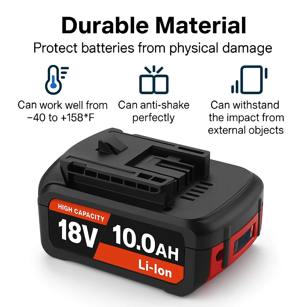 

18V 10.0Ah Battery Original for Bosch 18V Professional GBA GBH GSR GSB BAT618 BAT609 BAT620 Replacement Battery