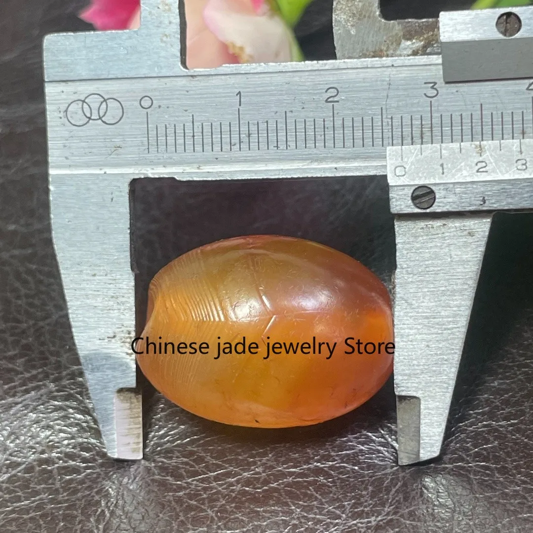 Tibetan Nepalese Himalayan Bead Ancient agate Old Dzi Talisman eye Bead Amulet