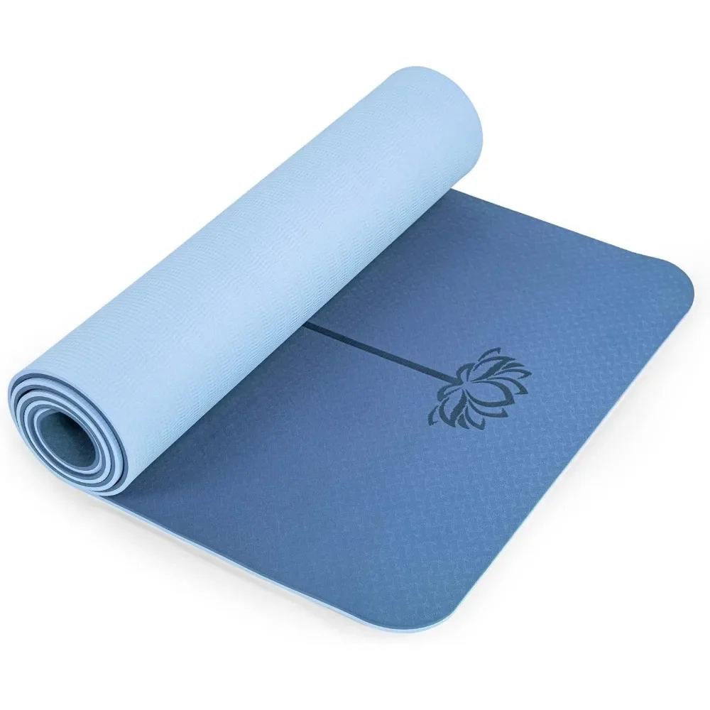 

Non Slip Eco Friendly 1 4 Inch Thick Yoga Mat for Pilates Fitness Home Workout with Carrying Strap and Bag