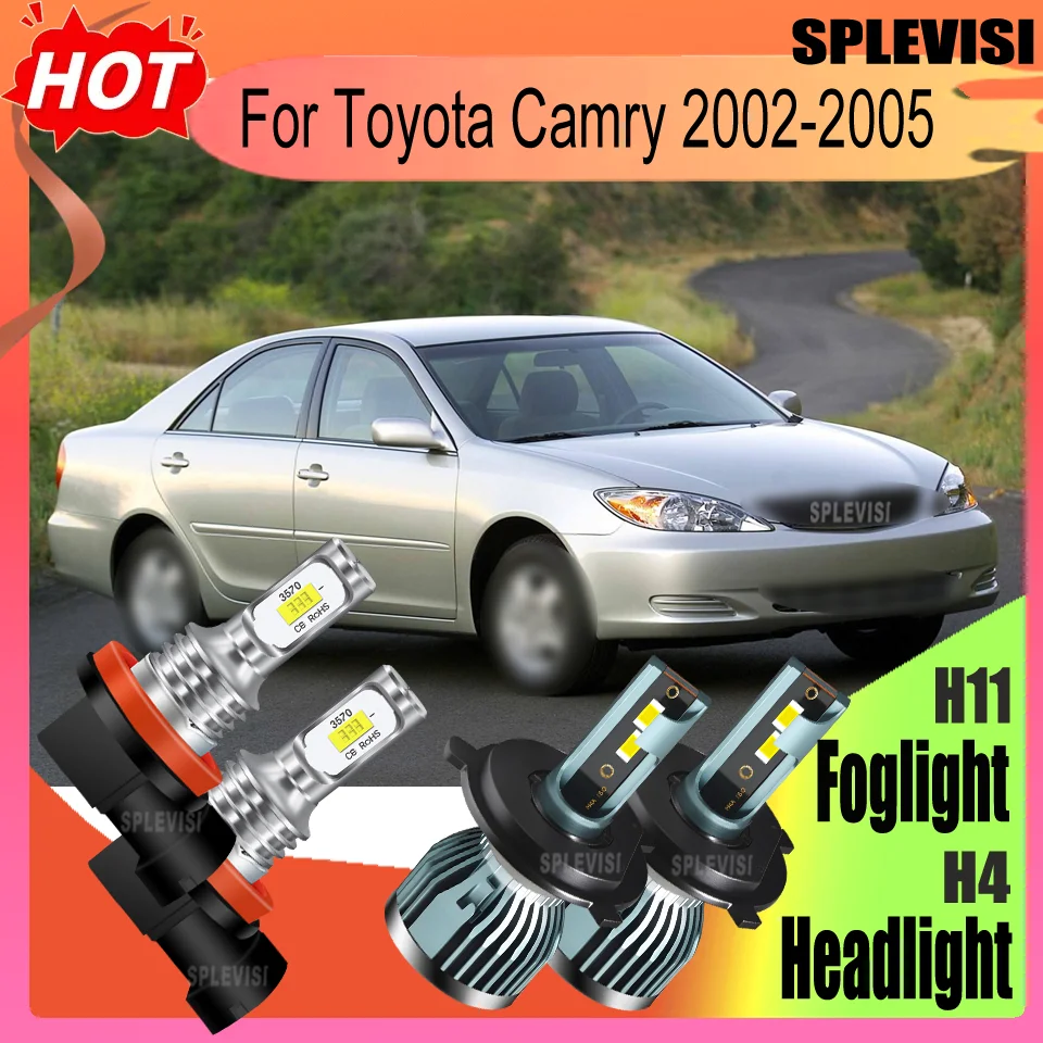 

Waterproof IP68 Better Night Signal Visibility LED 5 Year Warranty Headlight Fog Lamp For Toyota Camry 2002 2003 2004 2005