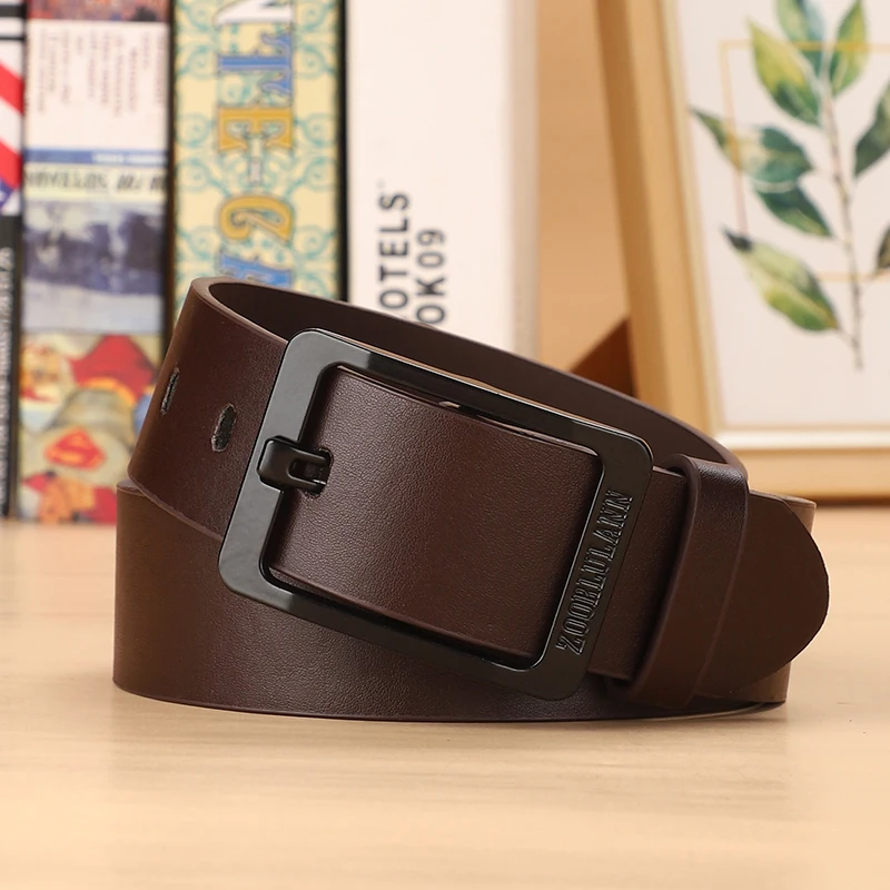 Belt men's needle buckle men's belt Male student youth casual all-match business cargo jeans with hipster youth image 2