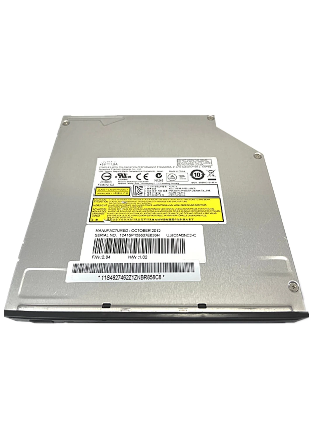 Brand New Original Laptop Built-in Inhaled DVD Writer Optical Drive for UJ875A UJ-875A