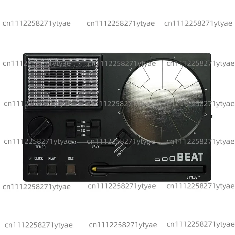 Pocket drum machine, electronic synthesizer, rhythm box.
