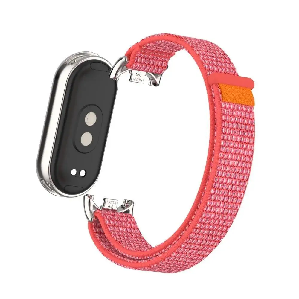 Atmungsaktives Nylonarmband für Xiaomi Mi Band 10 9 8 Armband Metallkopfpartikel für MiBand 10 9 8 NFC-Uhrenarmband-Zubehör