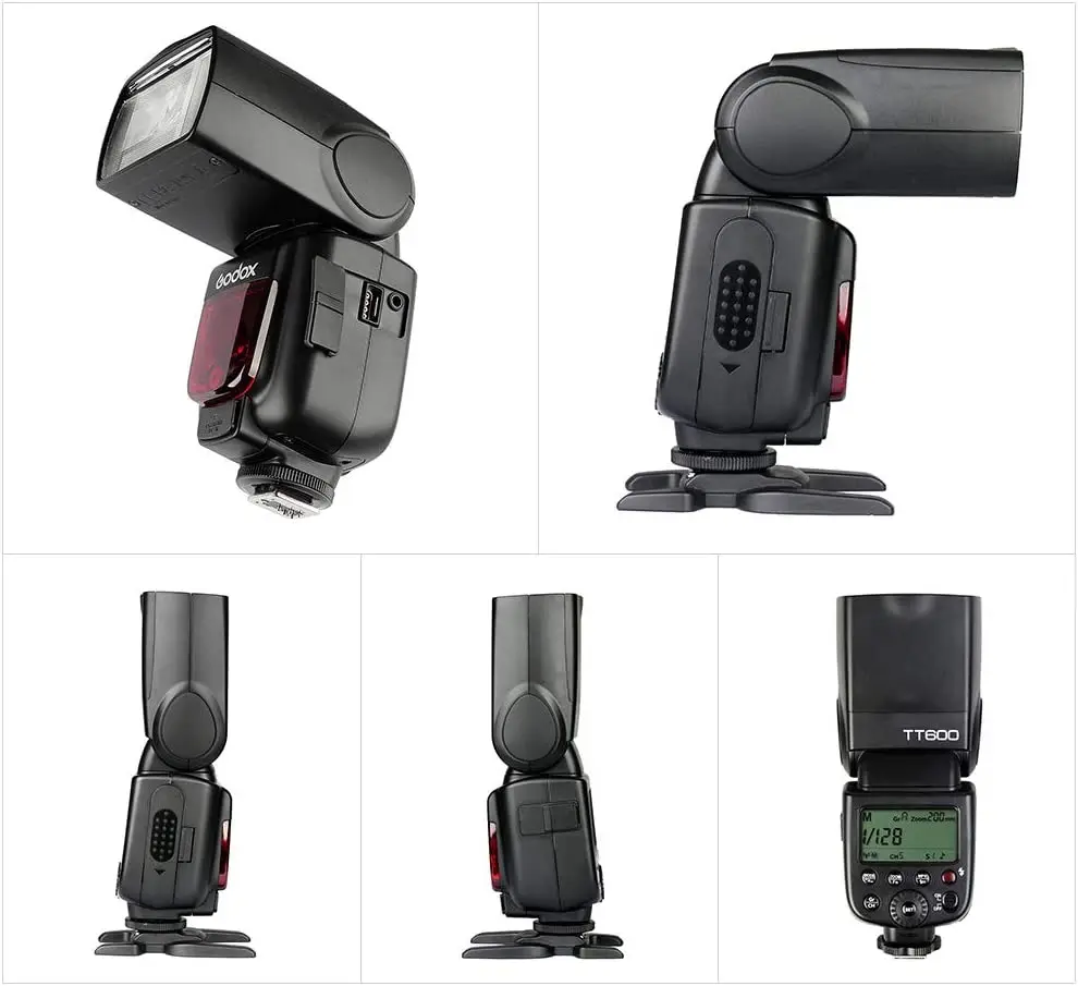 GODOX แฟลช TT600สปีดไลท์กล้องไร้สาย2.4G รองรับ hss + เครื่องส่งสัญญาณ X1/X2/XPRO สำหรับ Canon Nikon Fujifilm SONY