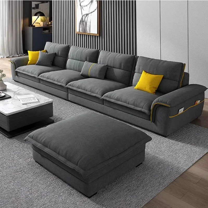 Waterproof Modern Unique Sofa Cushion Soft Cheap Human Lazzy Sofa Leather Nordic Juego De Muebles Para Sala Home Furniture