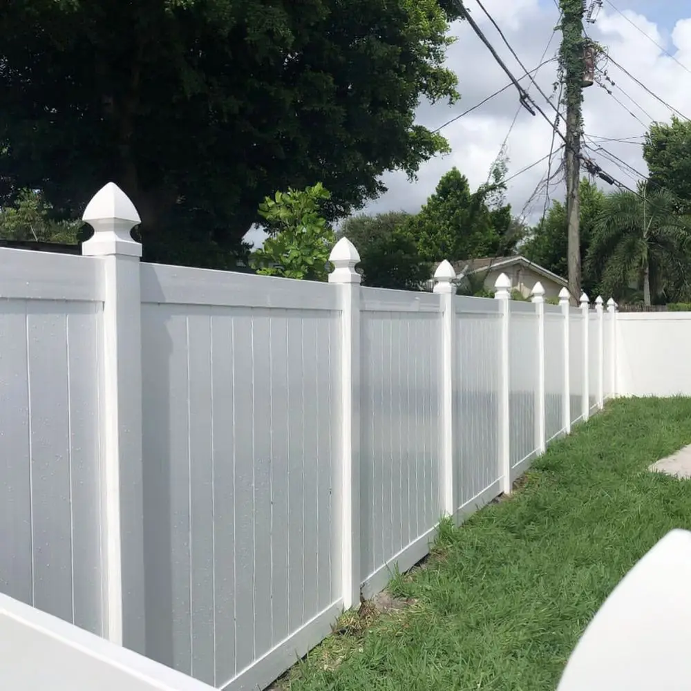 5 Inch Gothic Column Finial PVC Fence Post Top Protector Decorative Outdoor Garden Railing Decor Durable Accessory