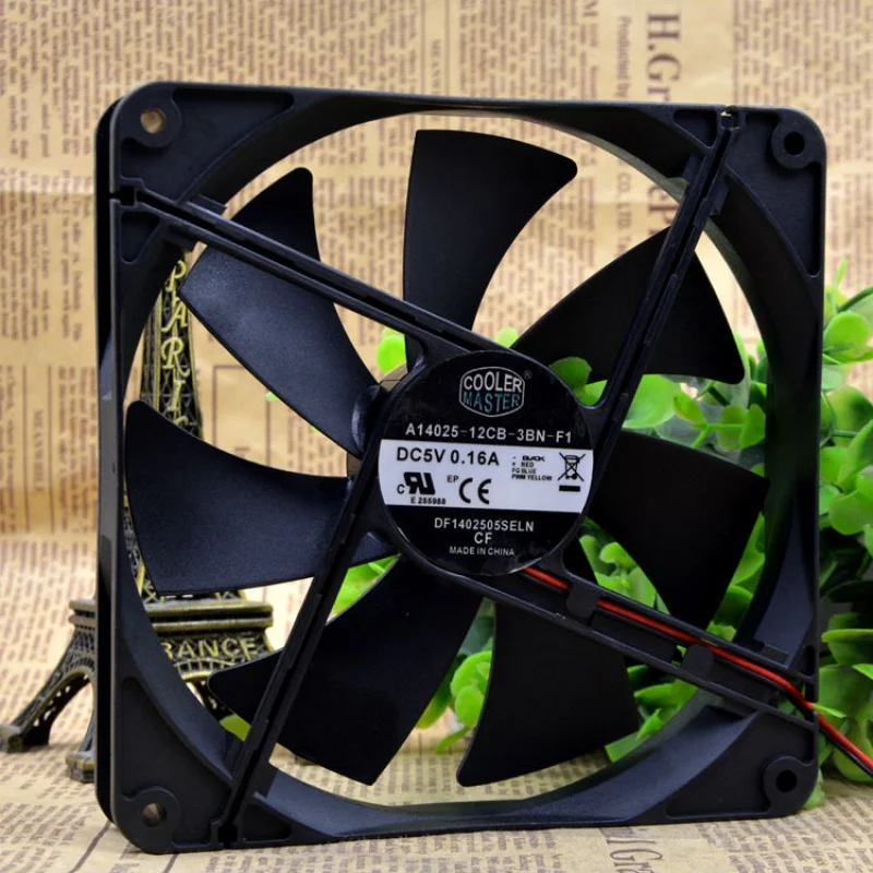 

A14025-12CB-3BN-F1 14CM 5V 0.16A USB Cooling Fan A14025 12CB 3BN F1