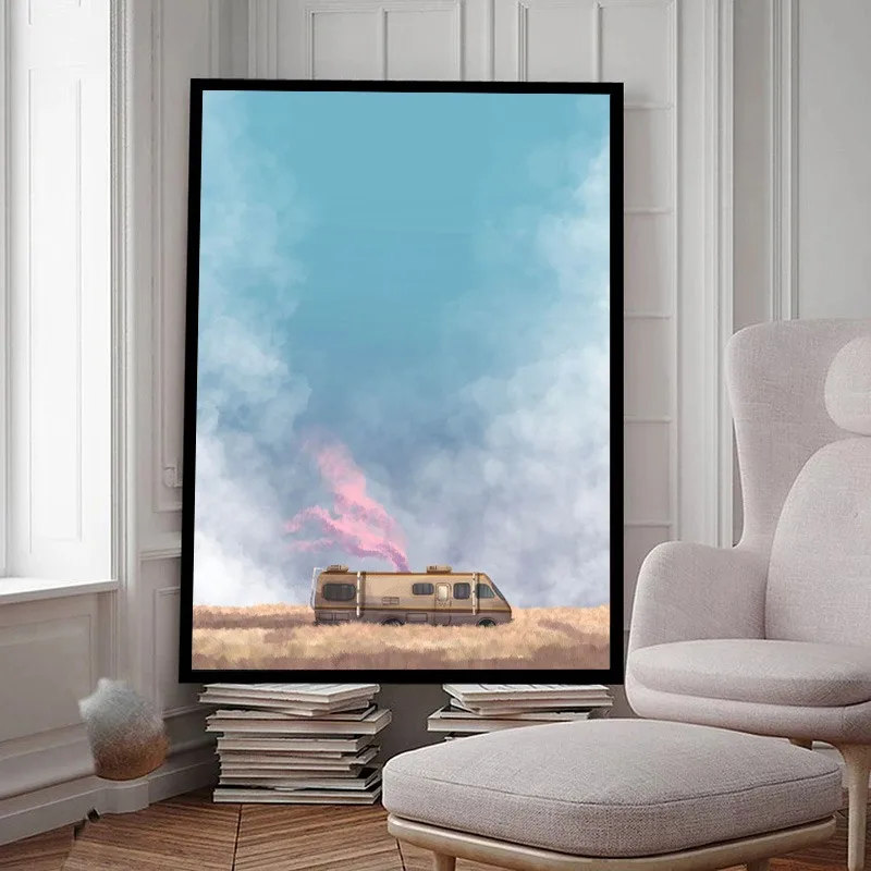 Breaking Bad TV Show Series HD Posters and Prints Figure Canvas Painting Wall Art Picture Vintage Living Room Home Decor Mural