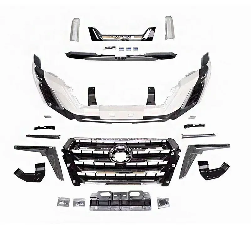 Auto bumpers LC200 front bumper for toyota land cruiser 200 LC200 fj200 2016 2017 2018 2019 2020 upgrade 2021 bumpers grilles