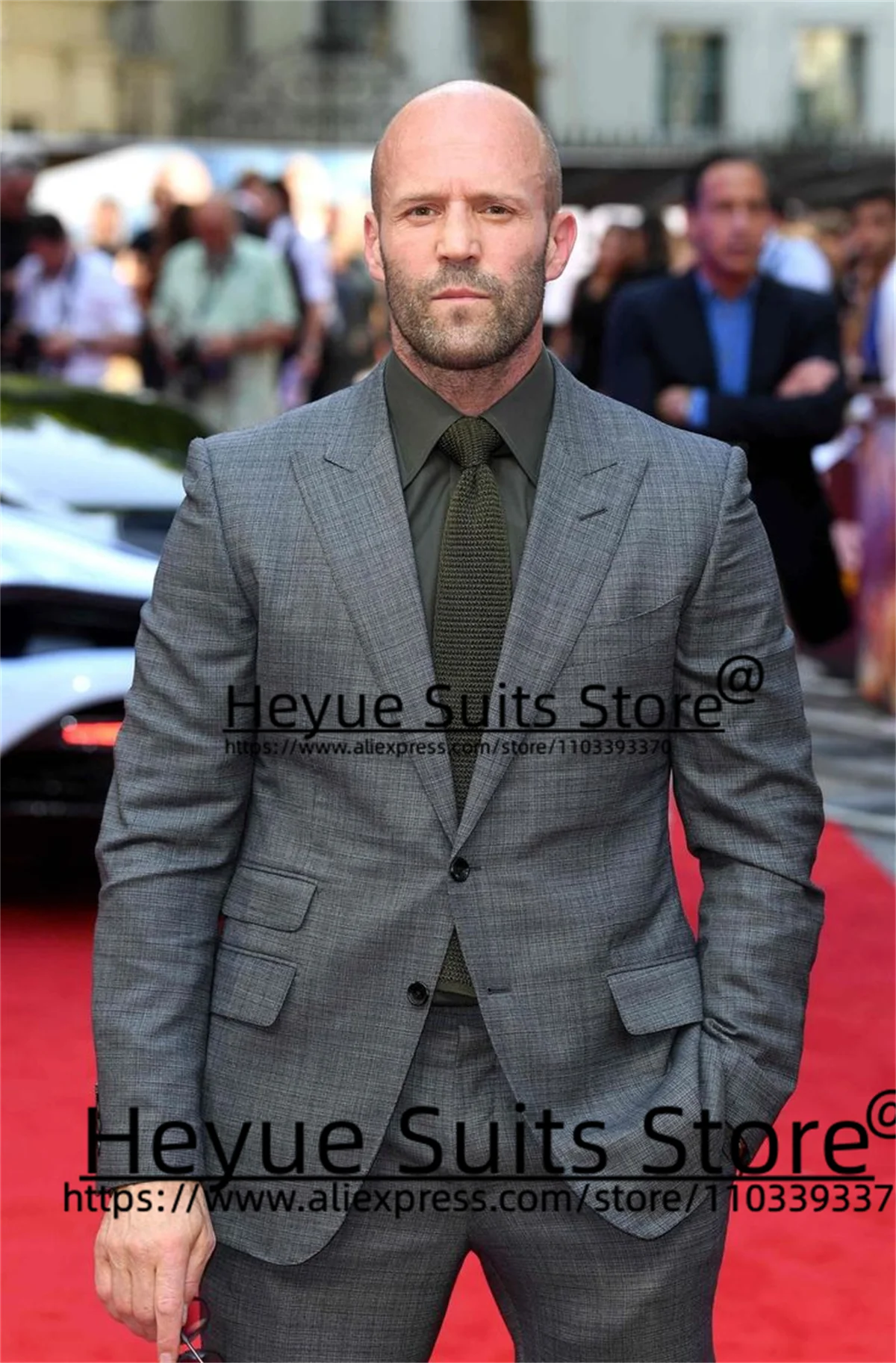 Dark Grey Flax Business Men Suits Slim Fit Wedding Groom Formal Tuxedos Prom 2 Pieces Sets Classic Male Blazer Trajes De Hombre